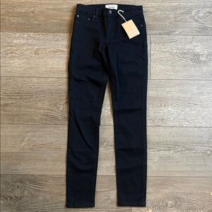 Reformation Denim Harper Mid Rise Black Skinny Jeans Shopbop Nordstrom
